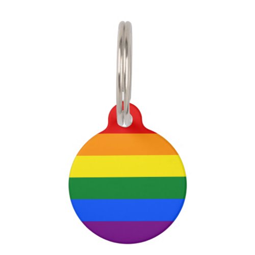 RAINBOW PET ID TAG