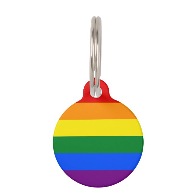 RAINBOW PET ID TAG (Front)