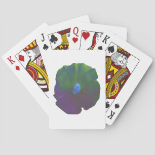 Rainbow Petunia Playing Cards