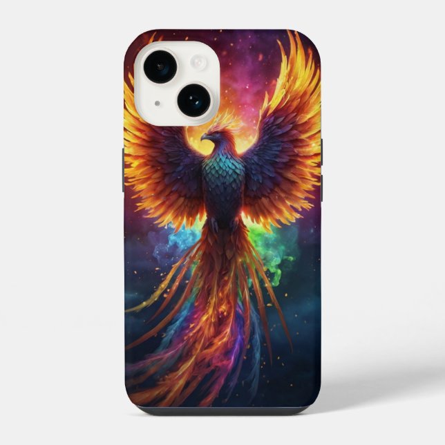 Rainbow Phoenix Iphone Case (Back)