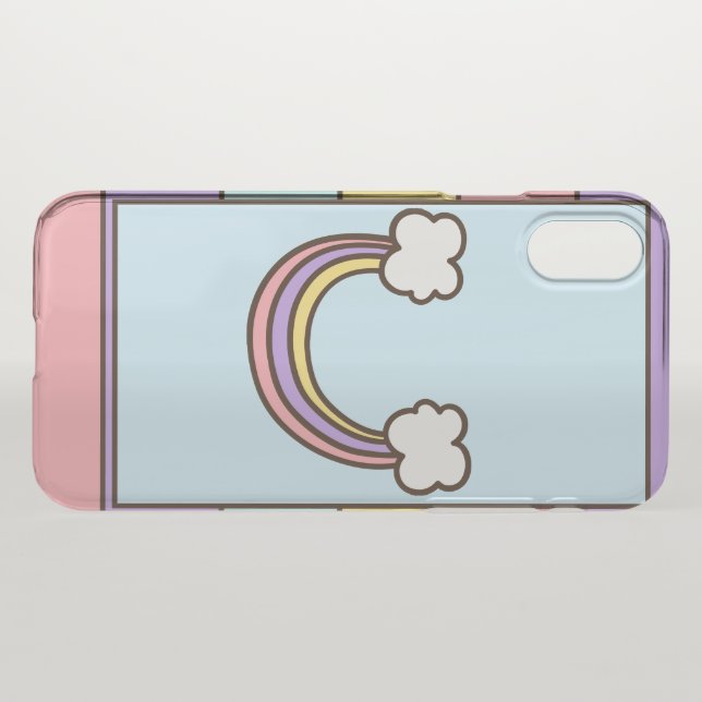 Rainbow Phone Clean Case (Back (Horizontal))