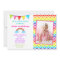 Rainbow Photo Birthday Invitations