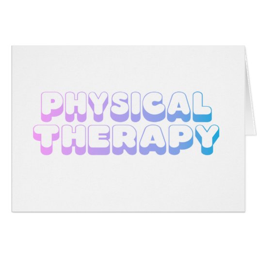 Rainbow Physical Therapy Cards (Front Horizontal)