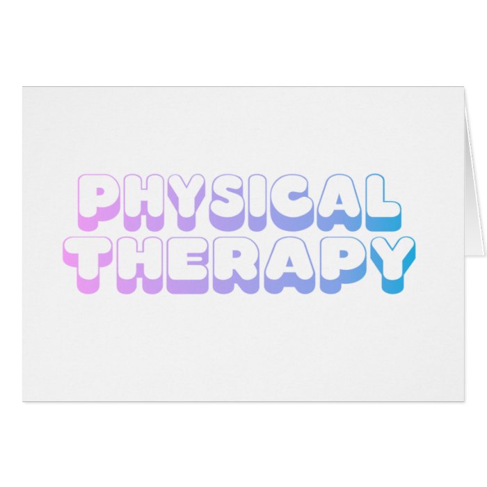Rainbow Physical Therapy Cards