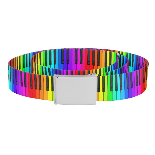Rainbow Piano Keyboard Belt (Coil)