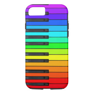 Rainbow Piano Keyboard iPhone 7 Case