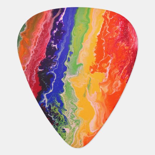 Rainbow Pic Guitar Pick