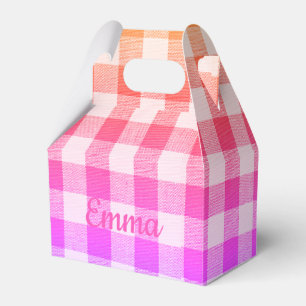 Rainbow Picnic Favor Box