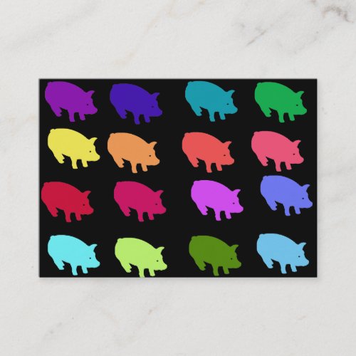 Rainbow Pigs Business Card