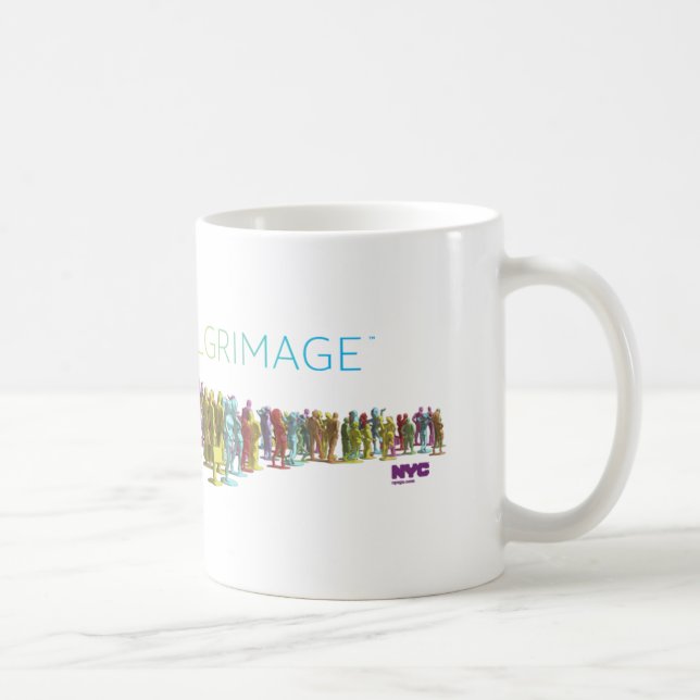 Rainbow Pilgrimage People Coffee Mug (Right)