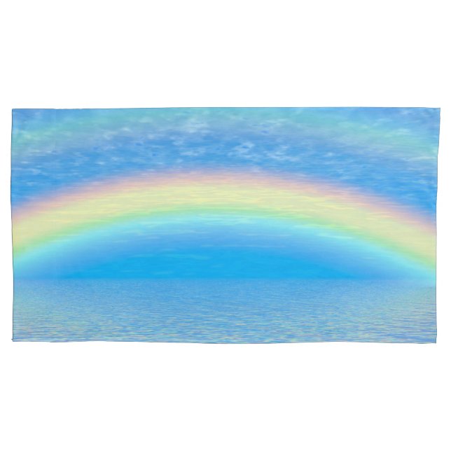 Rainbow Pillow Case (Front-Left)