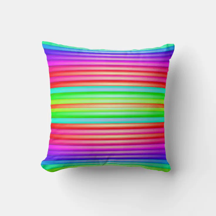 Rainbow Pillows Zazzle