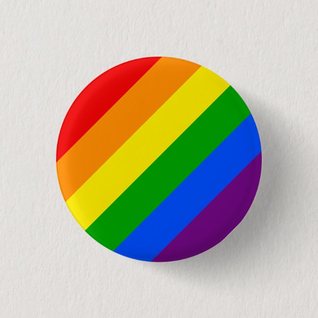 RAINBOW PINBACK BUTTON (Front)