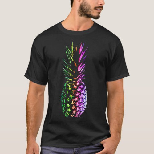 Rainbow Pineapple T_Shirt