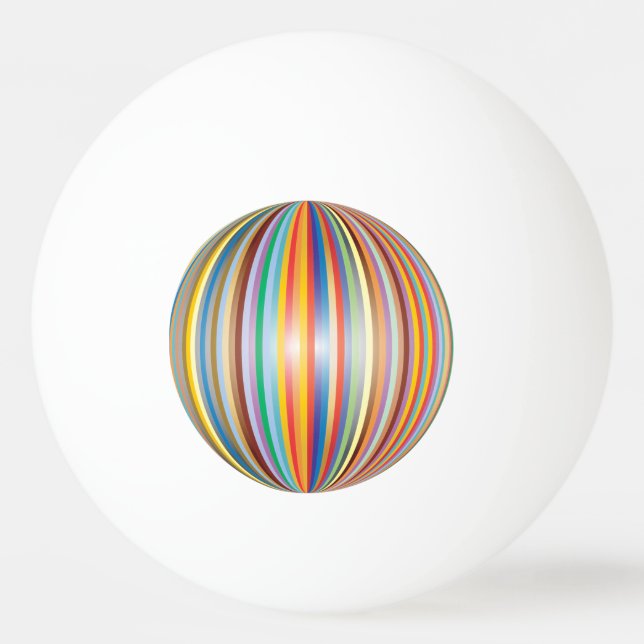 Rainbow Ping Pong Ball (Front)