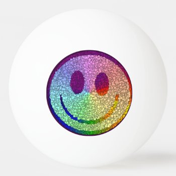 Rainbow Ping-pong Ball by orsobear at Zazzle