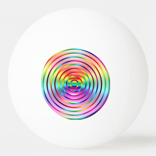 Rainbow Ping Pong Ball