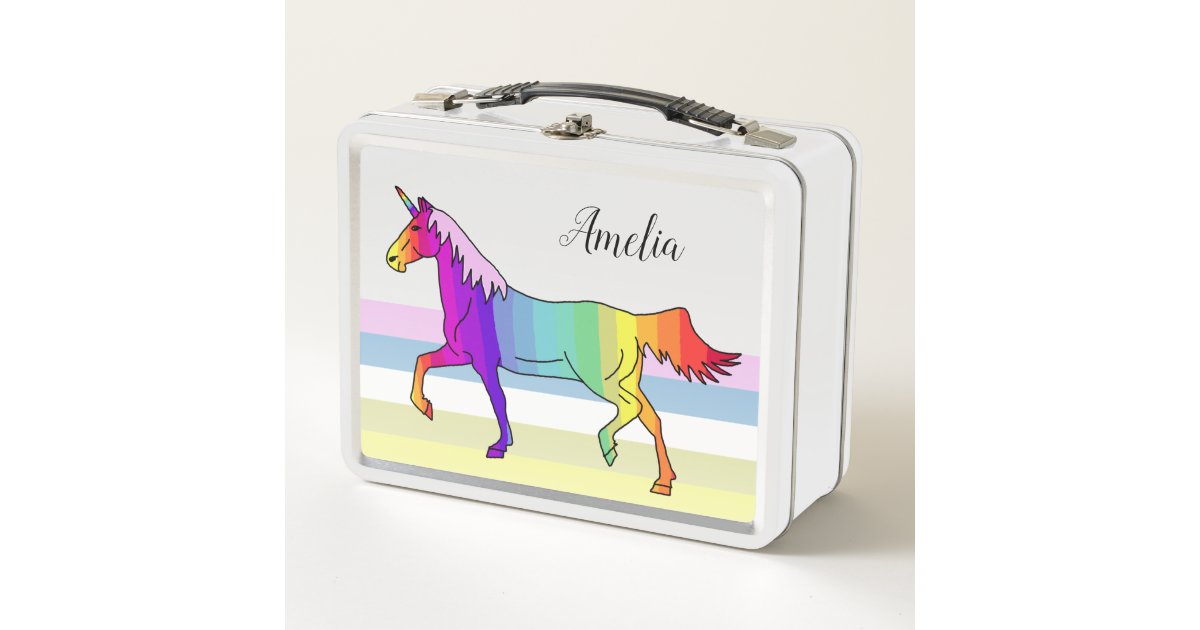 Unicorn Lunch Box - Rainbow