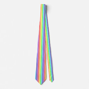 Rainbow Pinstripe Tie