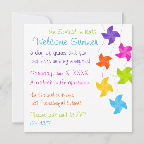 Rainbow Pinwheels Just Hanging Out! Announcements