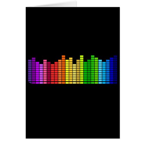 Rainbow Pixel Graphic Equalizer Design
