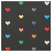 Rainbow Pixel Hearts by Sagan and Loki