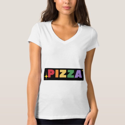 Rainbow Pizza  T_Shirt