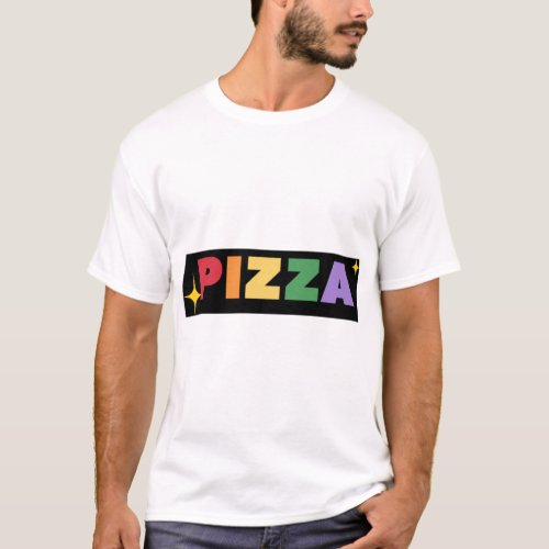 Rainbow Pizza  T_Shirt