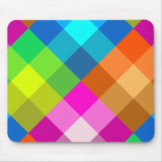 Rainbow Plaid Mousepad