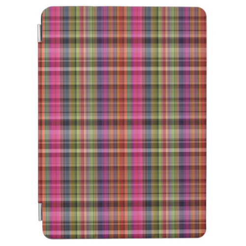 Rainbow Plaid Seamless Pattern iPad Air Cover