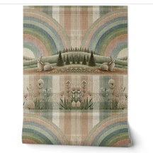 Rainbow Plaid Wallpaper