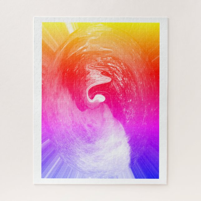 Rainbow planet jigsaw puzzle (Vertical)