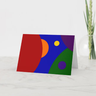Rainbow Planets Card