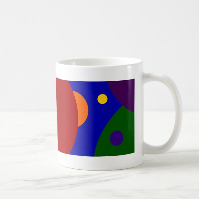 Rainbow Planets Coffee Mug (Right)