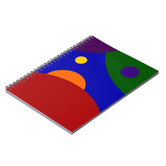 Rainbow Planets Notebook