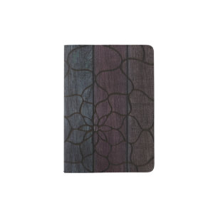 Rainbow Plank Flower Passport Holder