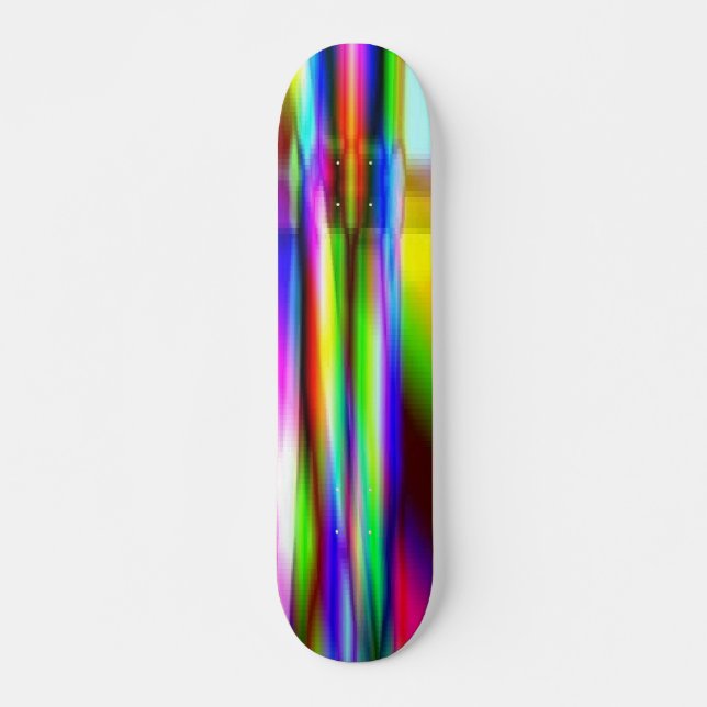 RAINBOW  PLASTIC SKATEBOARD DECK (Front)