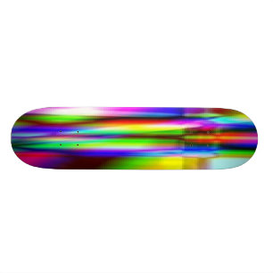 RAINBOW  PLASTIC SKATEBOARD DECK