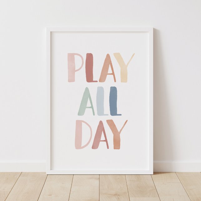 Rainbow Play All Day Kids Room Decor (Creator Uploaded)