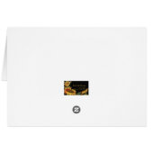 Rainbow Plumeria Blank Card (Back Horizontal)