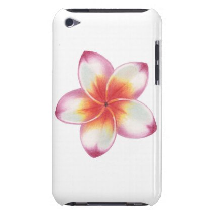 Rainbow Plumeria Flower Barely There iPod Case