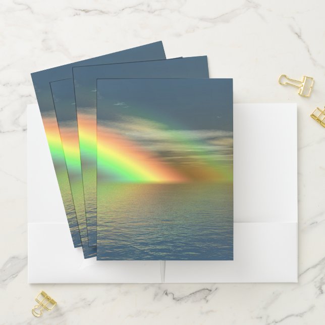 Rainbow Pocket Folder (In Situ)