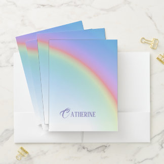 Rainbow Pocket Folder
