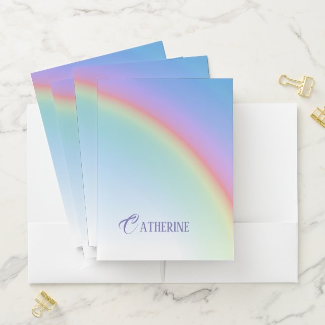 Rainbow Pocket Folder (In Situ)