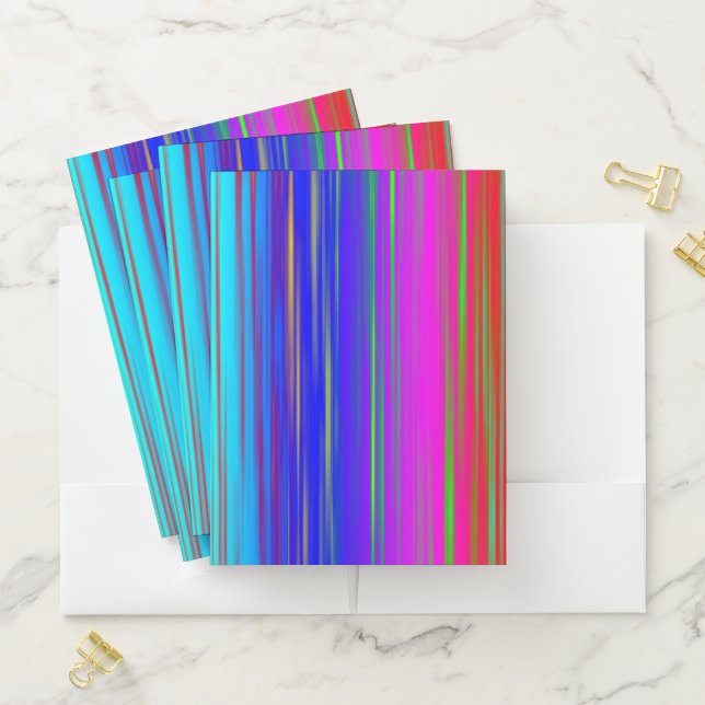 Rainbow Pocket Folder (In Situ)