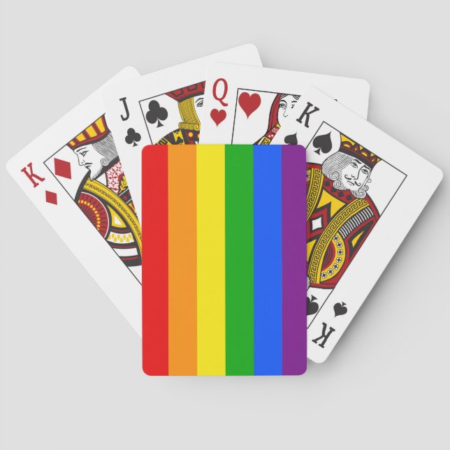 RAINBOW POKER CARDS (Back)