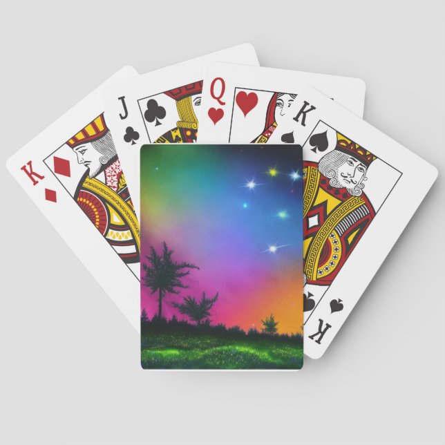 Rainbow Poker Cards (Back)