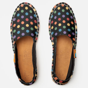 Rainbow Polka Dot Black LGBT Zazzle Afridrilles