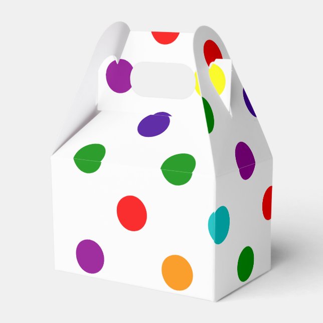 RAINBOW POLKA DOT FAVOR BOXES (Back Side)