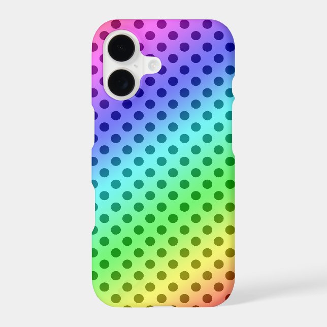Rainbow Polka Dots Case-Mate iPhone Case (Back)